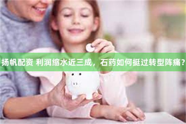 扬帆配资 利润缩水近三成，石药如何挺过转型阵痛？