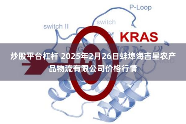 炒股平台杠杆 2025年2月26日蚌埠海吉星农产品物流有限公司价格行情
