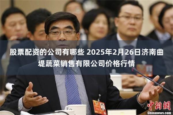 股票配资的公司有哪些 2025年2月26日济南曲堤蔬菜销售有限公司价格行情