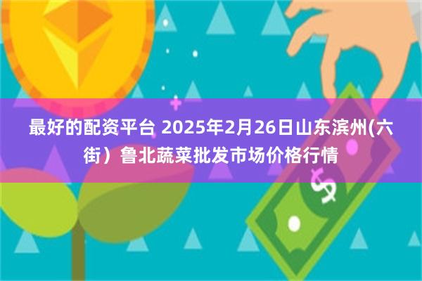 最好的配资平台 2025年2月26日山东滨州(六街）鲁北蔬菜批发市场价格行情