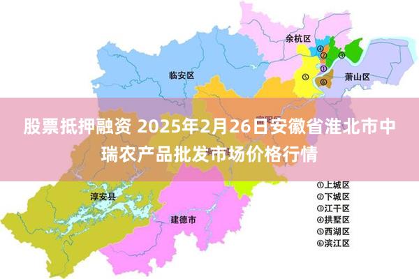股票抵押融资 2025年2月26日安徽省淮北市中瑞农产品批发市场价格行情