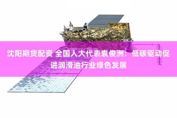 沈阳期货配资 全国人大代表袁俊洲：低碳驱动促进润滑油行业绿色发展