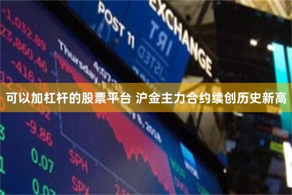 可以加杠杆的股票平台 沪金主力合约续创历史新高