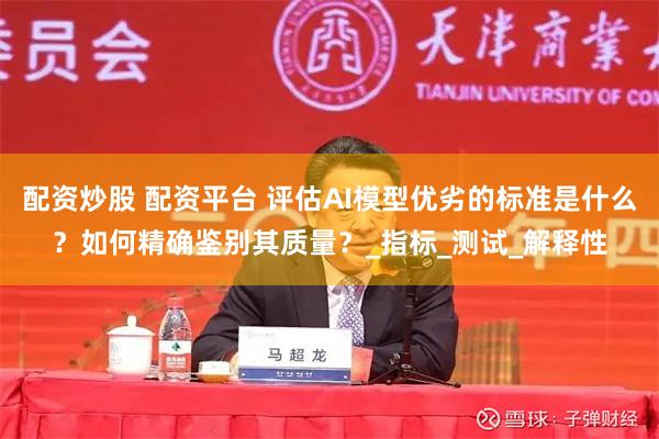 配资炒股 配资平台 评估AI模型优劣的标准是什么？如何精确鉴别其质量？_指标_测试_解释性