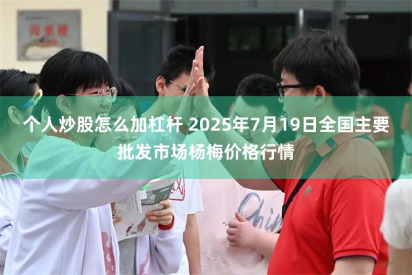 个人炒股怎么加杠杆 2025年7月19日全国主要批发市场杨梅价格行情