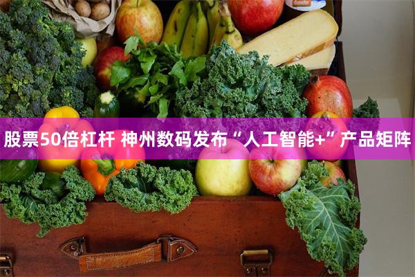 股票50倍杠杆 神州数码发布“人工智能+”产品矩阵