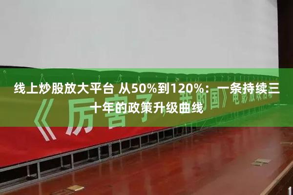 线上炒股放大平台 从50%到120%：一条持续三十年的政策升级曲线