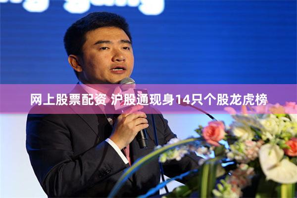 网上股票配资 沪股通现身14只个股龙虎榜