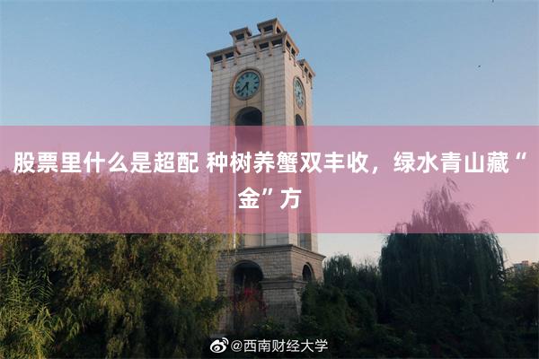 股票里什么是超配 种树养蟹双丰收，绿水青山藏“金”方