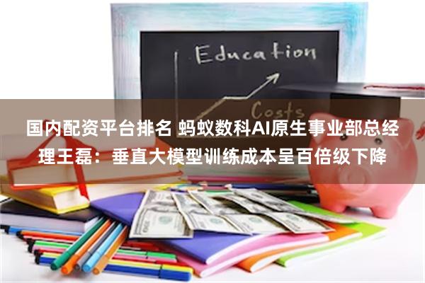 国内配资平台排名 蚂蚁数科AI原生事业部总经理王磊：垂直大模型训练成本呈百倍级下降