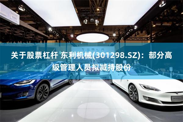 关于股票杠杆 东利机械(301298.SZ)：部分高级管理人员拟减持股份