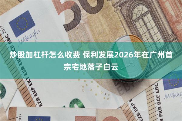 炒股加杠杆怎么收费 保利发展2026年在广州首宗宅地落子白云