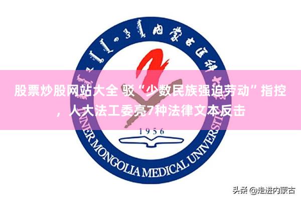 股票炒股网站大全 驳“少数民族强迫劳动”指控，人大法工委亮7种法律文本反击
