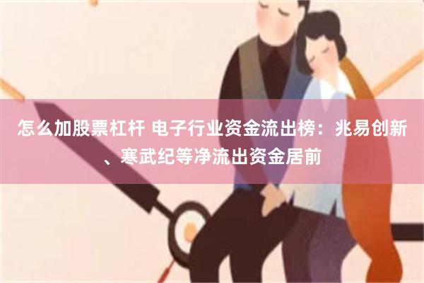 怎么加股票杠杆 电子行业资金流出榜：兆易创新、寒武纪等净流出资金居前