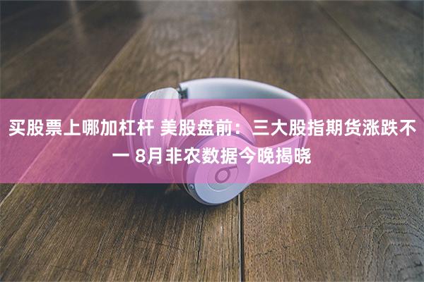 买股票上哪加杠杆 美股盘前：三大股指期货涨跌不一 8月非农数据今晚揭晓